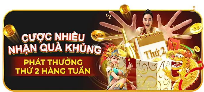 Thưởng nạp tiền hàng tuần tại 789f